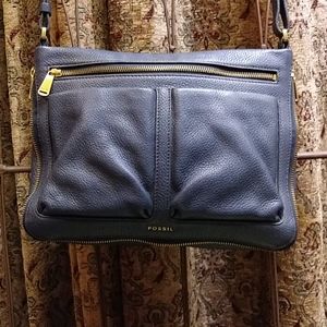 Fossil Blue Crossbody Purse